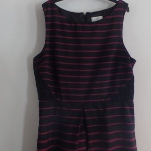 Black and Purple Dress